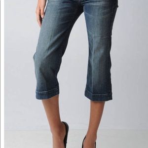 7 for all man kind Crop dojo flair  size 29